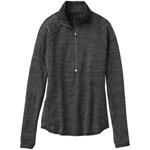 Athleta Running Wild Stripe Half Zip Jacket